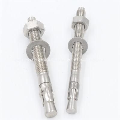 Stainless Steel 304/316 M8 High Quality Factory Price Wedge Anchor
