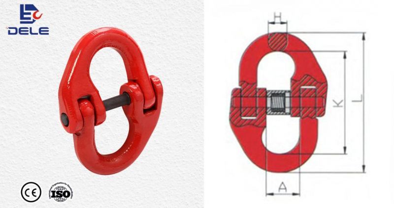 Drop Forged G80 European Type Anchor Chain Connecting Link
