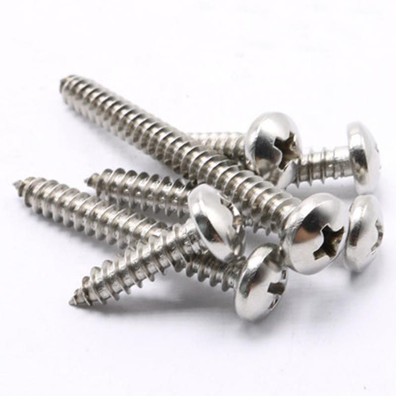 China Factoy Machine Making Screws Flat Pan Round Head Phillips Screws Csk Head Torx Self Tapping Screw