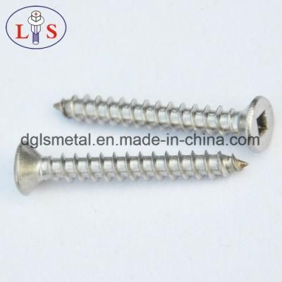 Ss 304 Square Drive Countersunk Head Screw Pan Head Screw