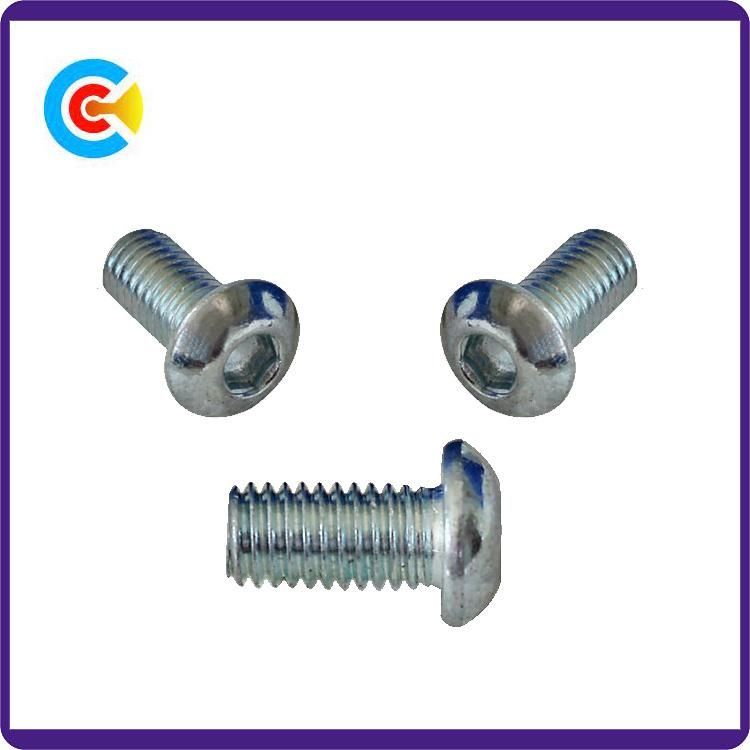 Carbon Steel Pan Head Hexagon Socket Cap Screws Cap Screw
