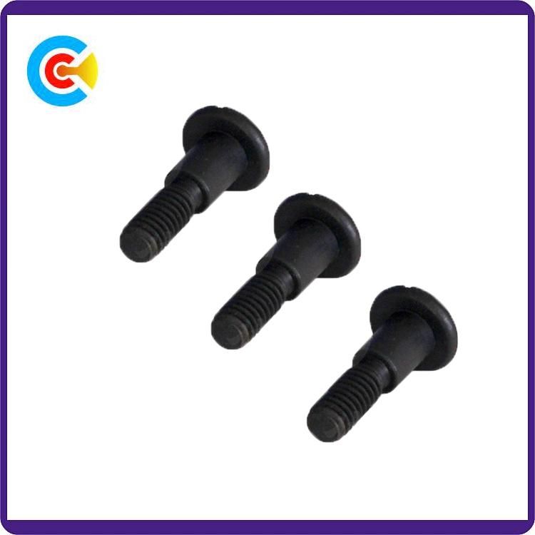 Black Zinc Steel M5 Button/Round/Flat Head Non-Standard Custom Slotted Screw