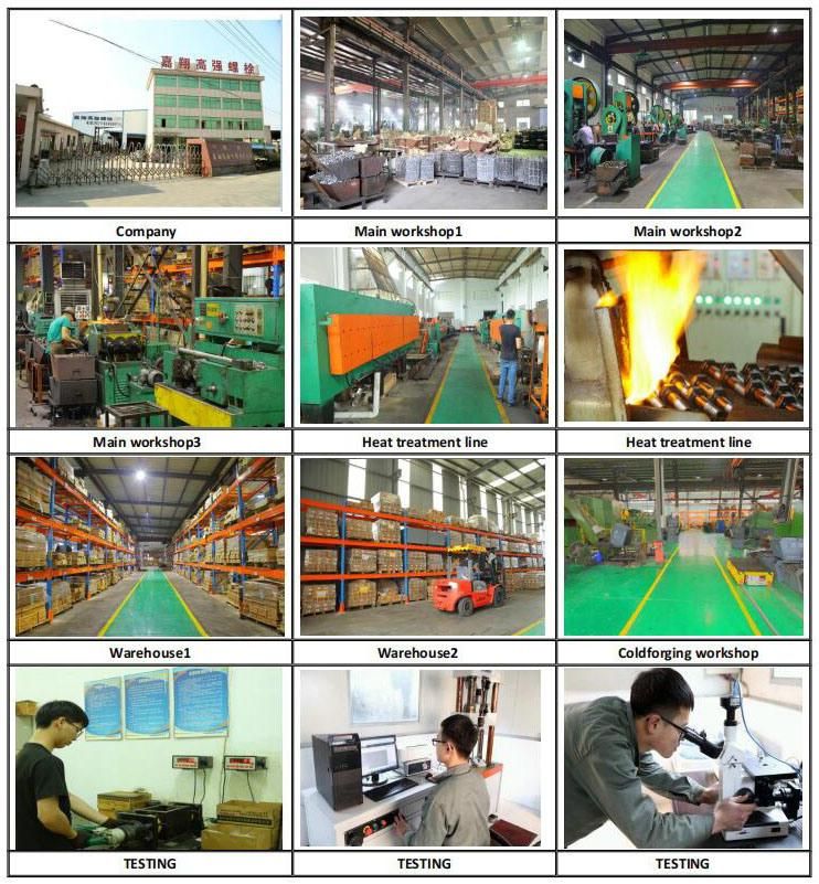 Carbon Steel or Alloy Steel BS En14399-3 Preloaded Hr Bolt Hex Hexagon Head 8.8/10.9grade