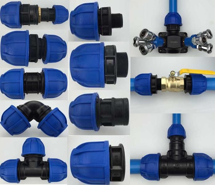 Plastic Materital Air Compressor Compression Fittings