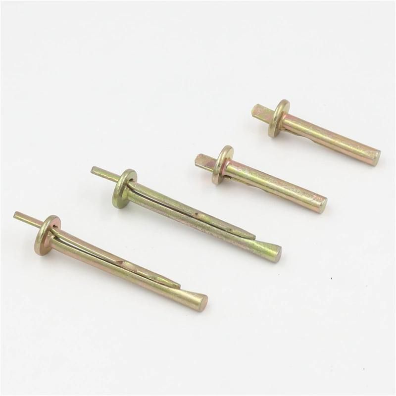 High Quality Carbon Steel Expansion Screw Ceiling Anchor Bolt Yellow Zinc Plated Ceiling Anchor