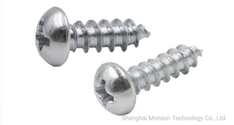 Phillips Round Head Zinc Plated Woodworking Screw