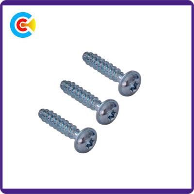 GB/DIN/JIS/ANSI Carbon-Steel/Stainless-Steel Torx Pan Head Screws Self-Tapping Screws