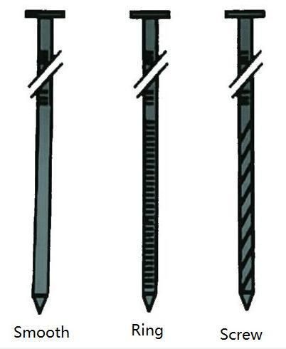 Smooth Ring Screw Shank Pallet Coil Roofing Nail From Factory