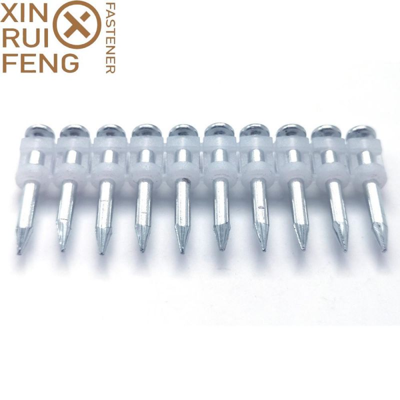 Hot Sale Shrink Shank Bullet Point Vinyl Coating Gas Nail Shooting Nail