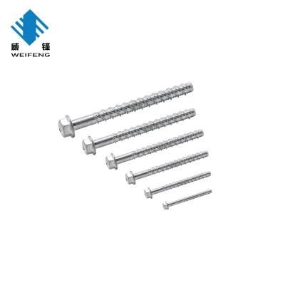 Zinc Plated Hexagonal Washer Head Concrete Screw