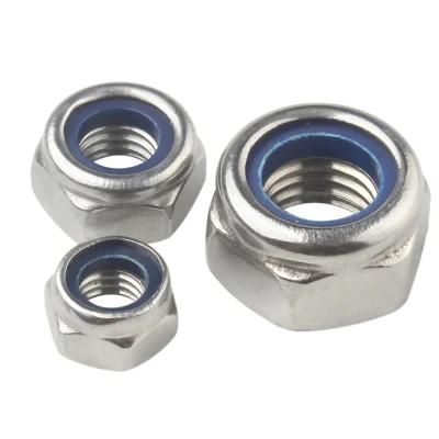 Fine-Pitch DIN 985 Hexagon Nylon Insert Lock Nuts Bolt and Nut