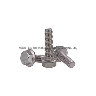 Stainless Steel M6 M8 M10 M12 Hex Flange Bolts