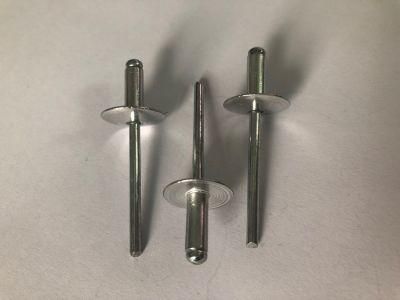 Steel/Steel with Zinc Plating Large Head Blind Pop Rivet