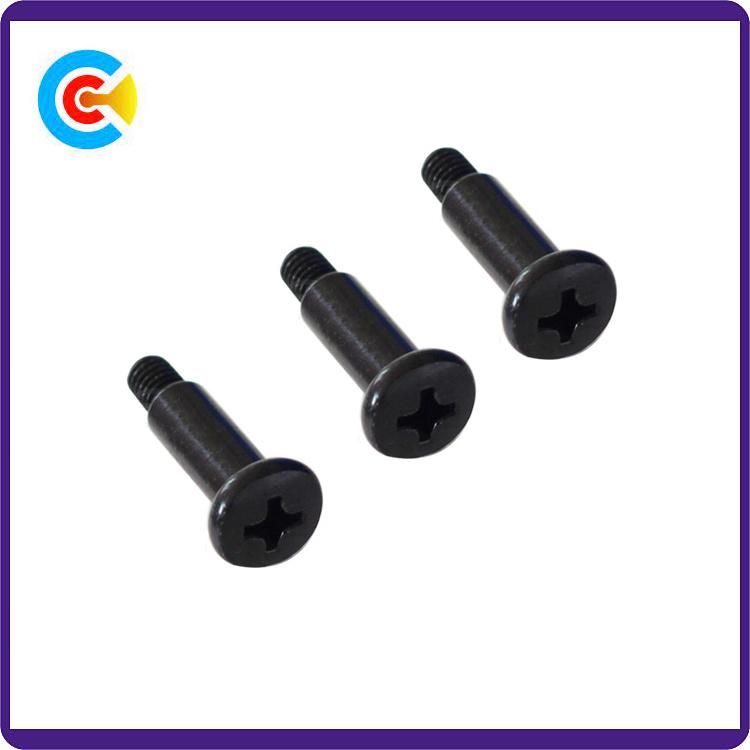 DIN/ANSI/BS/JIS Carbon-Steel/Stainless-Steel Round Head Step Non-Standard Phillips Step Screw