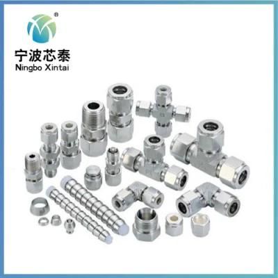 Jic Cone Elbow Hydraulic Nipple Pipe Fitting Straight Connector Hydraulic Hose Fitting One Piece Hose Fittings