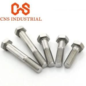 DIN933 SS304 A2-80 M6 M8 M10 M12 M16 Stainless Steel Hex Nut Bolt