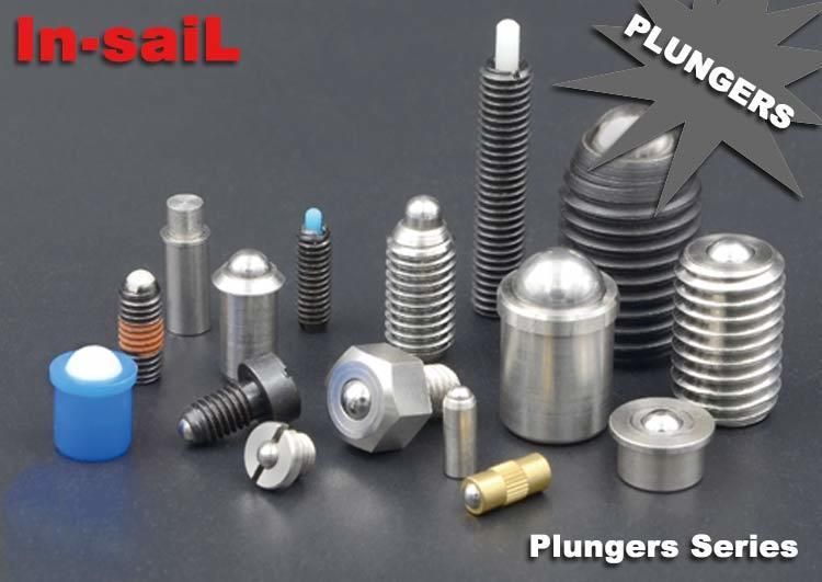 Spring Plungers Pin Style, Hexagon Socket, Stainless Steel Body and Pin K0319