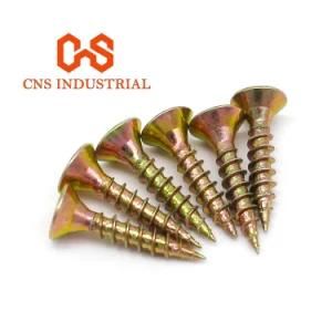 Yellow Zinc Plated Furniture Chipboard Screw