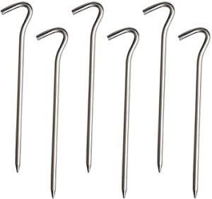 9&quot; Heavy Duty Galvanized Steel Tent Pegs