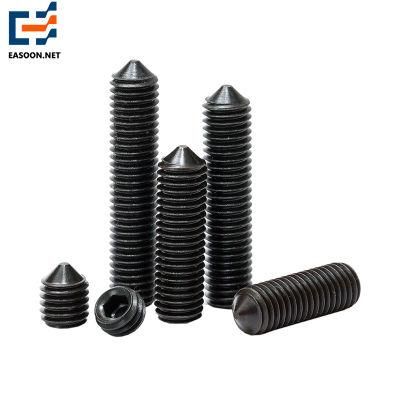 Thread Socket Head Cap Grub Set Screw Steel Hexagon Socket Pipe Plugs Locking Grub Screw (DIN 906)