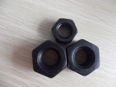 Black Oxide DIN934 GB6170 A194 2h Carbon Steel Hex Nut