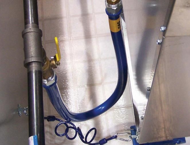 36 Inch Commercial Mobile Gas Connector Hose Kit for Kitchen Equipment (QD3436)