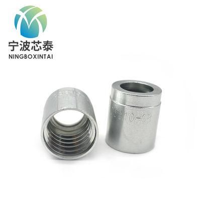 2021 R1 R2 Hydraulic Hose Crimping Ferrules 03310 Ferrule for SAE 100r 1at Interlock Ferrule for DIN 20023 4sh. R12 Hose