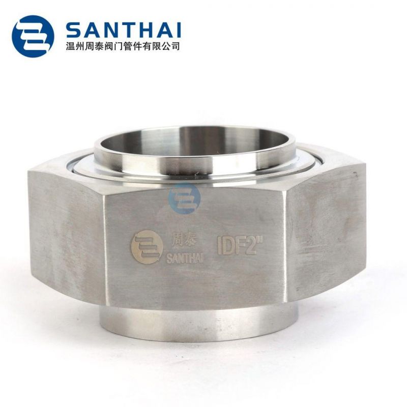 Sanitary Stainless Steel 316 Rjt Hexagon Nut Union