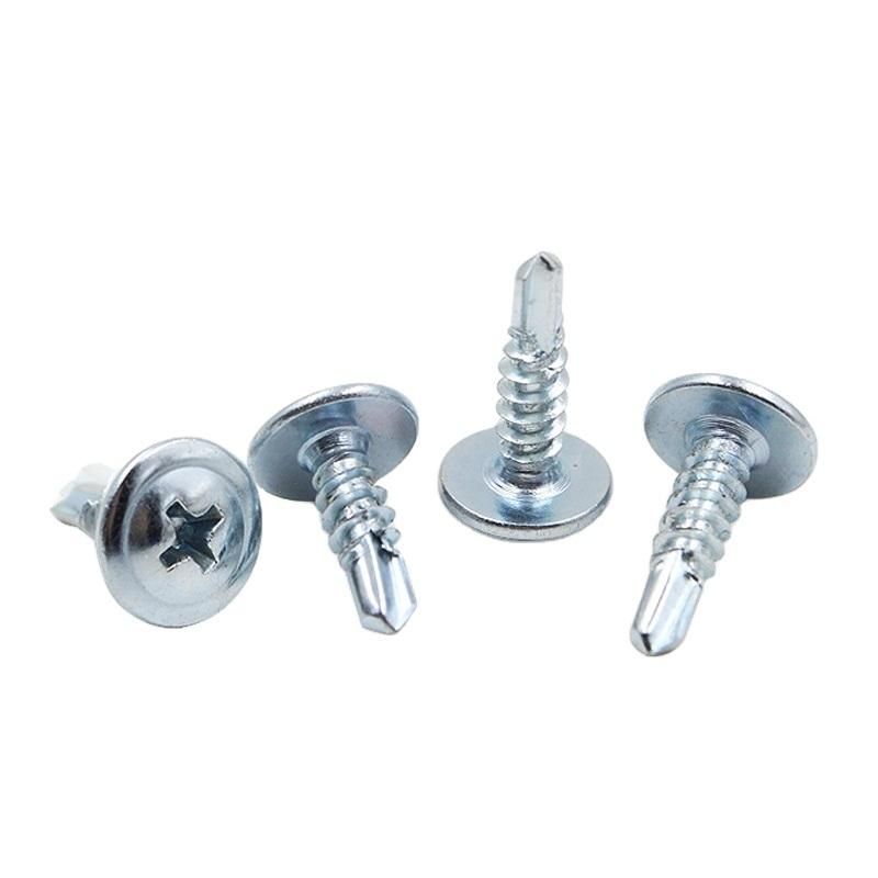Phillip Truss Head Button Head Wafer Head Self Drilling Screw. Zinc Plated. C1022. Galvanized.