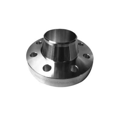 Flange, DN40, Weld Neck, Super Duplex Ss, ASTM A182, Grade F53, RF, Class 150, Sch 40s, Per ASME B16.5, Weld Neck Flange