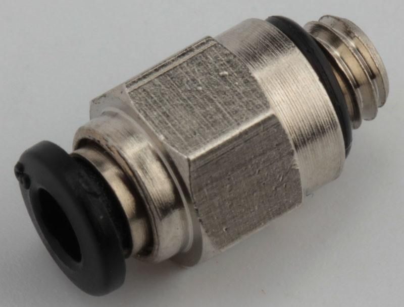 Xhnotion Pneumatic Plastic Miniature Push to Connector 1/8′′ Thread Male Straight Compact Push in Fitting