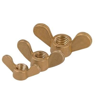 M6 M8 M10 Copper Brass Round Butterfly Wing Nut DIN315