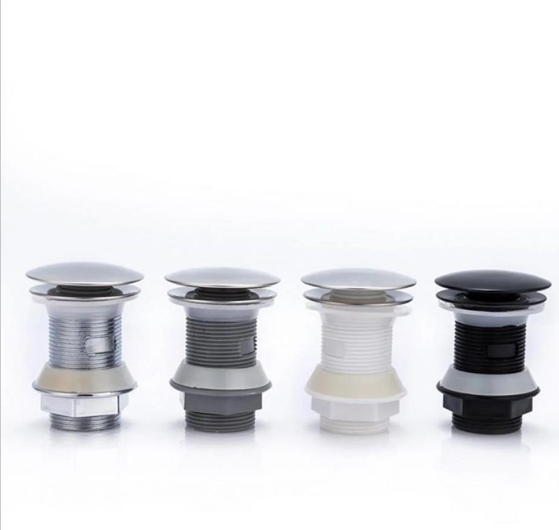 PVC Basin Sink Waste Coupling Drain Pop-up Drainer Universal Bath Waste Kitchen Sink Pop up Plastics
