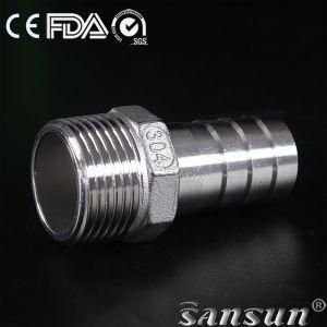 Sanitary Stainless Steel Pipe Fitting Male Hose Adaptor Hose Nipple High Quality