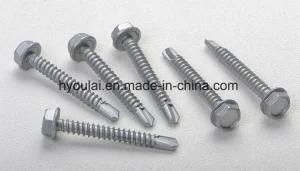 Hex Head Self Drilling Screw with EPDM Washer Zinc Plated DIN7504 Building Material