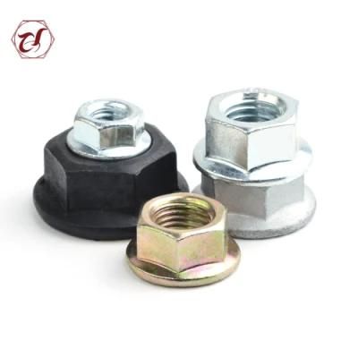 DIN6923 Gr4 Hexagon Flange Nuts with Anti-Skid Teeth
