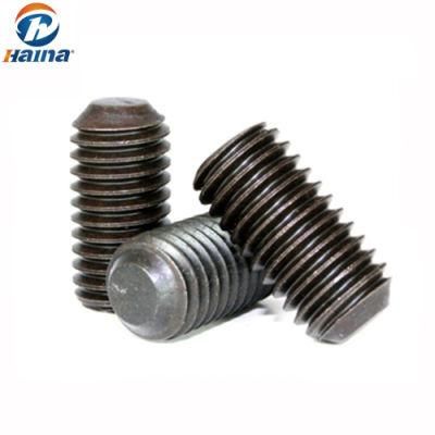 Alloy Steel Hex Socket Set Screw with Flat Poin DIN914