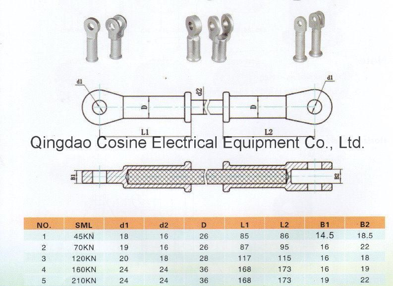 Clevis and Tongue Fitting for Polymer/ Composite Suspension Insulator