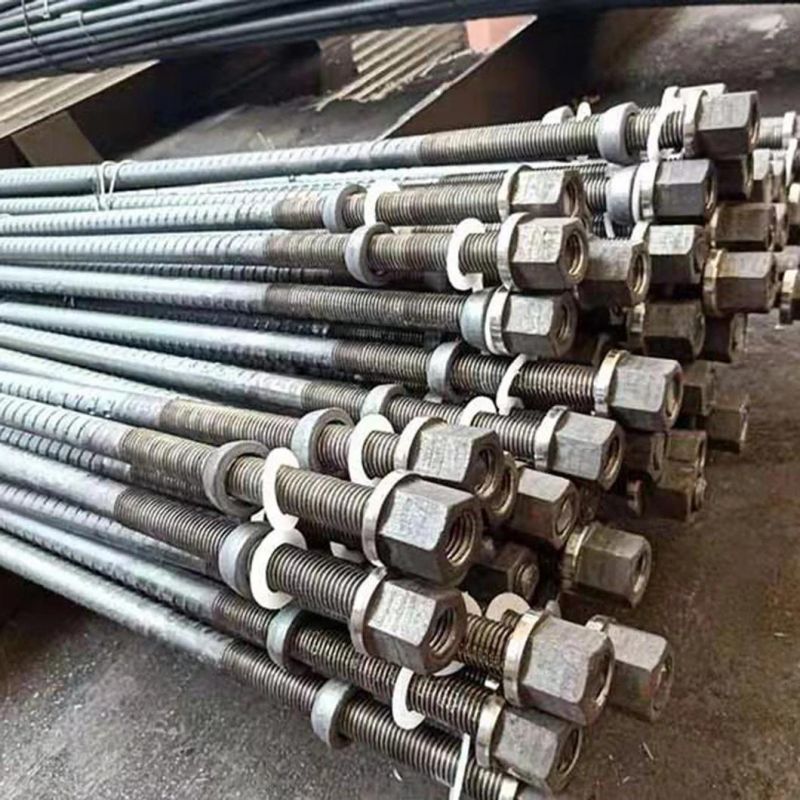 D Miningwell Self Drilling Anchor Bar R25 R32 R38 R51 T30 T40 T52 T76 Alloy Steel Stud Bolt Self Drilling Anchor