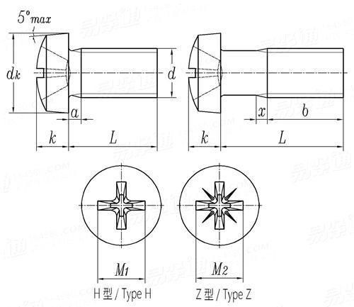 Cross Wafer Head/Pan Framing Head Self Tapping Screw Made by Chinese Supplier