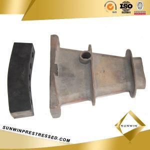Flat Stressing-End Arc Anchorage for PC Strand