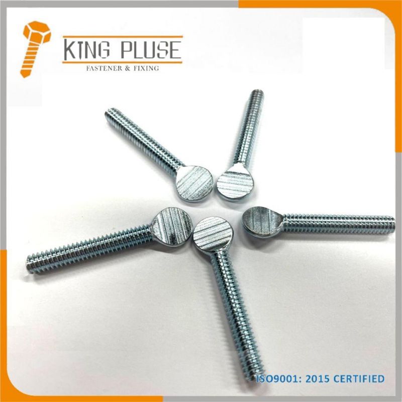 Spade Bolt Thumb Screws Bolts Fastener Zinc Plated