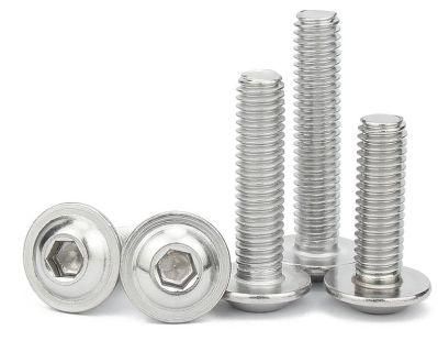 304 Stainless Steel Hexagon Socket Round Head Screw with Gasket So7380 Pan Head Screw with Medium M8-M10