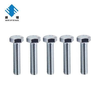 DIN933 Stainless Steel Fasteners 304 Hex Screw Hex Head Bolt
