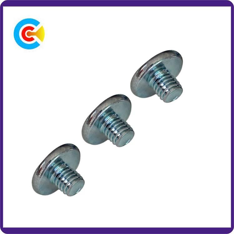 Steel M4 Hexagonal Button/Pan Head Screw for Furniture/Kitchen Cabinets