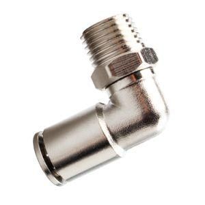 Pneumatic Nickle-Plated Brass Push to Connect Fittings Tee Connect Union Fitting Quick Connect Fittings