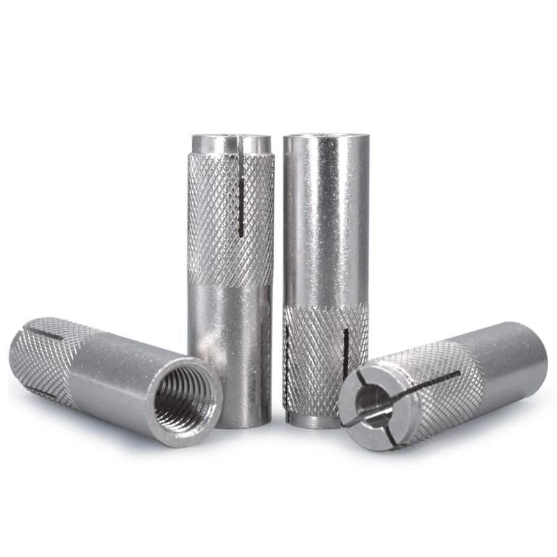 Stainless Steel 304/316 Drop in Anchors with Half Knurling