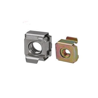 Yellow Zinc Plated, Galvanized Square Cage Nut