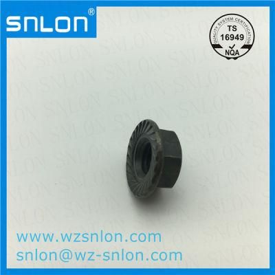 Hex Flange Nuts Serrated Zinc Galvanized