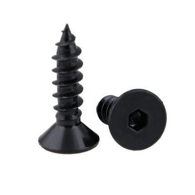 Gr12.9 Black Flat Socket Cap Self Tapping Screw